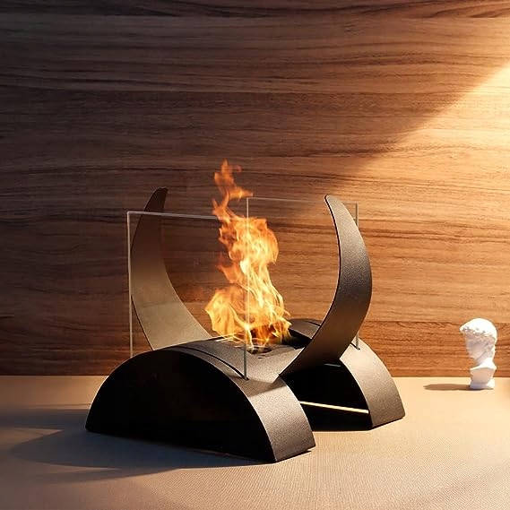 Biokominek wolnostojący SAURON czarny TORNADO FLAME - obrazek 5