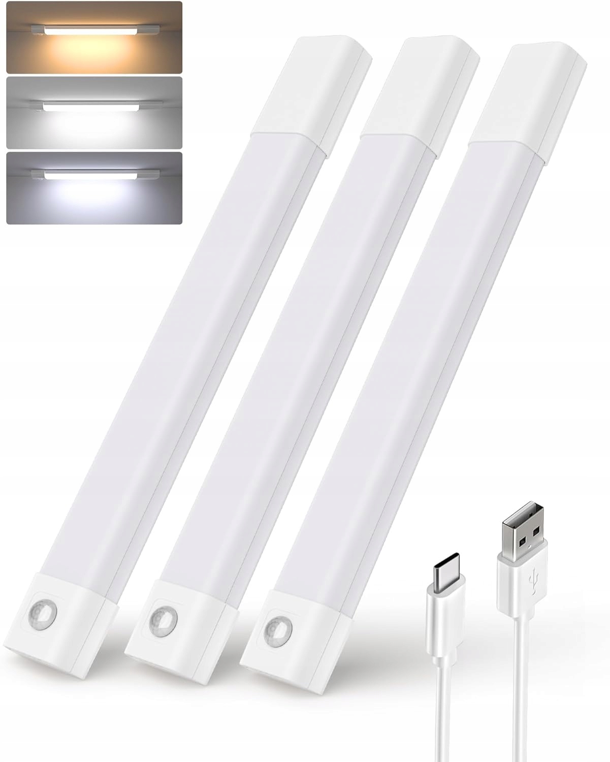 Lampki podszafkowe LED EZVALO 30 cm 3 szt.