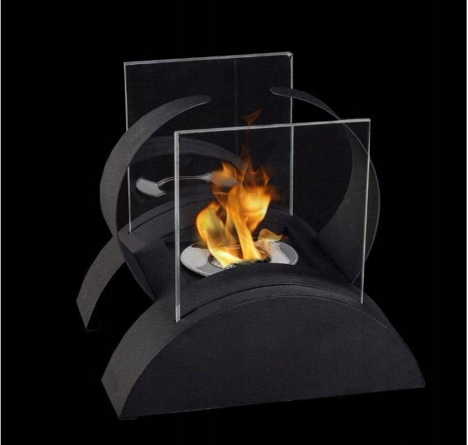 Biokominek wolnostojący SAURON czarny TORNADO FLAME - obrazek 3