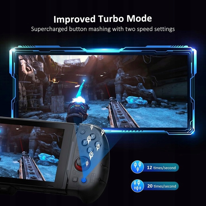 Pad bezprzewodowy do konsoli Nintendo Switch czarny niedostepny - obrazek 6