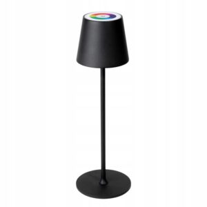 Lampka stołowa bezprzewodowa LED RGB czarna niedostepna