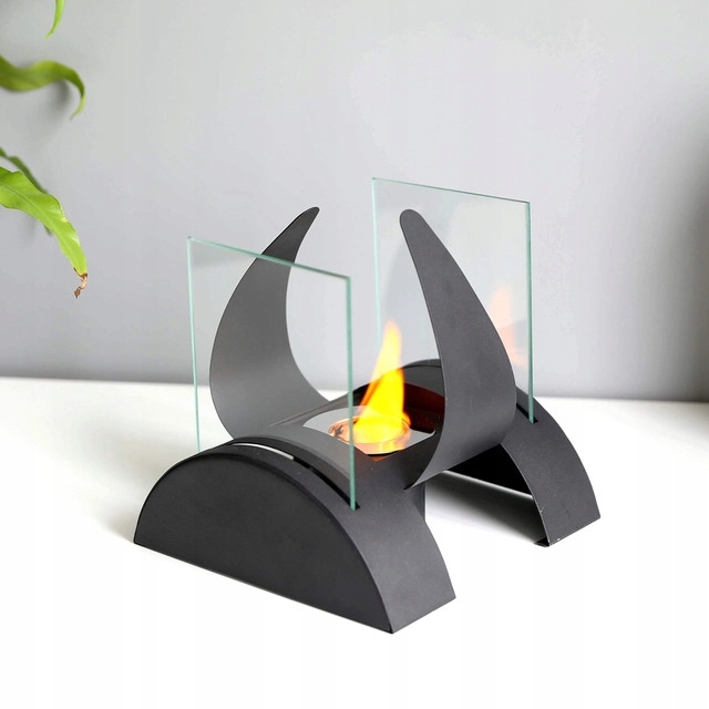 Biokominek wolnostojący SAURON czarny TORNADO FLAME - obrazek 2