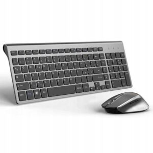 JOYACCESS Bezprzewodowa klawiatura i mysz, 2,4 Ghz UK
