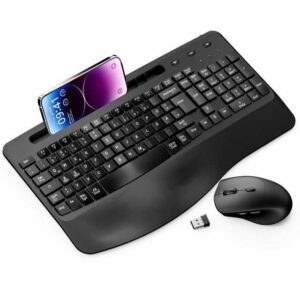 Bezprzewodowy zestaw ergonomicznej klawiatury i myszy MOOJAY