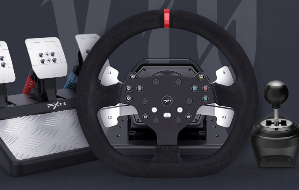 PXN V10 Kierownica Do Gier PC, PS4, Xbox, Switch Skrzynia Biegów - obrazek 3