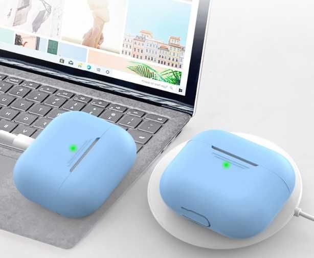 Pokrowiec Etui Case do airpods 3 miękkie silikonowe AHASTYLE - obrazek 2