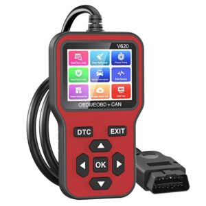Skaner OBD2 do diagnostyki samochodu, czytnik kodów błędów silnika z bazą danych 35 901 DTC, narzędzie do resetu kontrolki silnika, OBDII