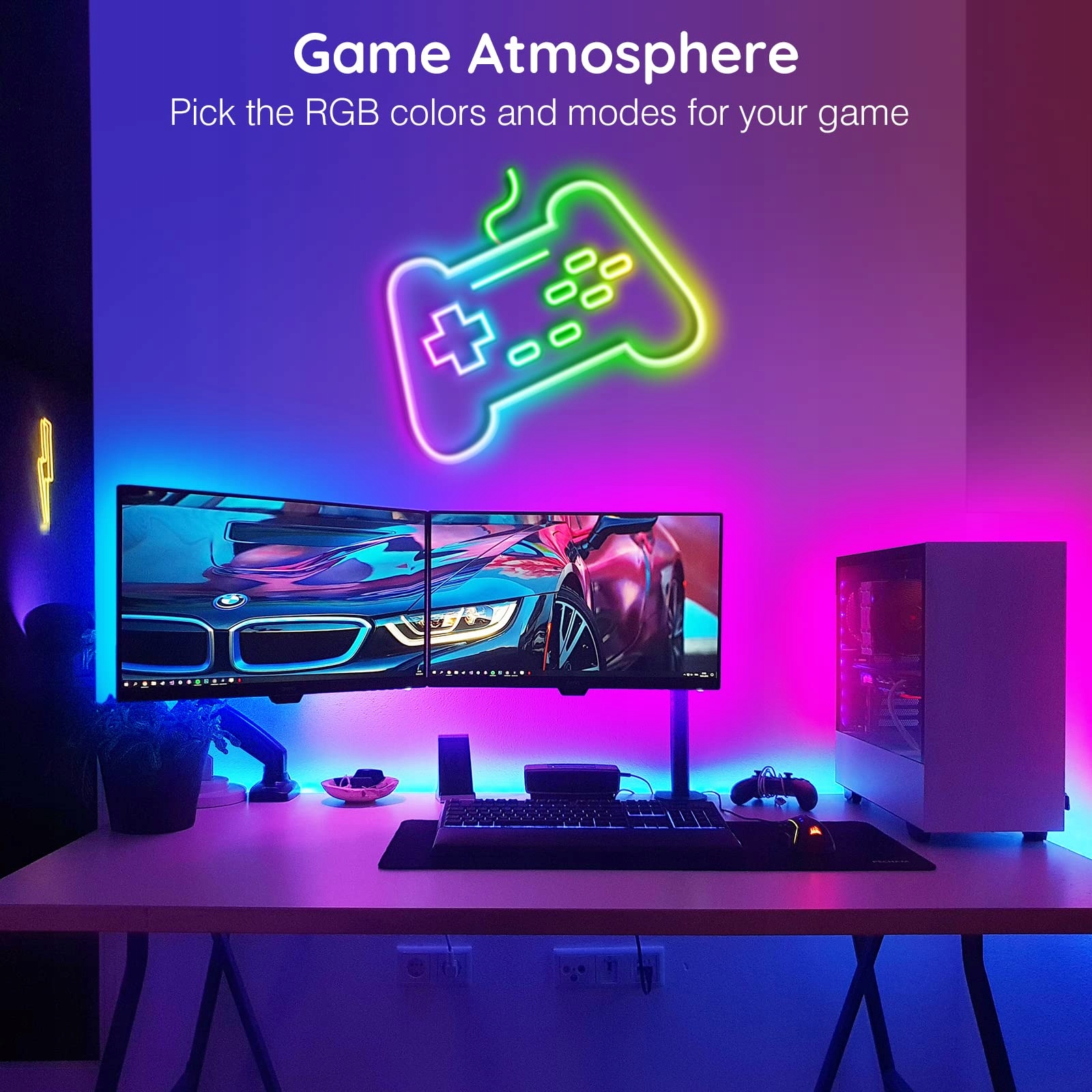 TAŚMA LED NEON 36M RGB BLUETOOTH APLIKACJA PILOT IP65 24V niedostepna - obrazek 2