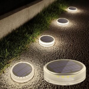 LACASA Solarne Lampy Zewnętrzne 4 Sztuki IP68 4000K LED