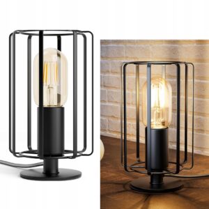 Lampka Stołowa Vintage Retro Nocna Nowoczesna industrialna bez żarówki