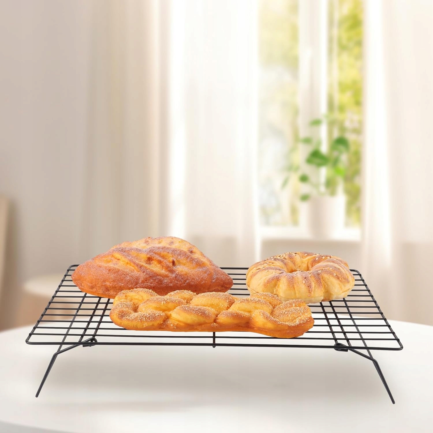 KRATKA CHŁODZĄCA 3-POZIOMY 40x25cm stojak do stygnięcia wypieków lukrowania - obrazek 10