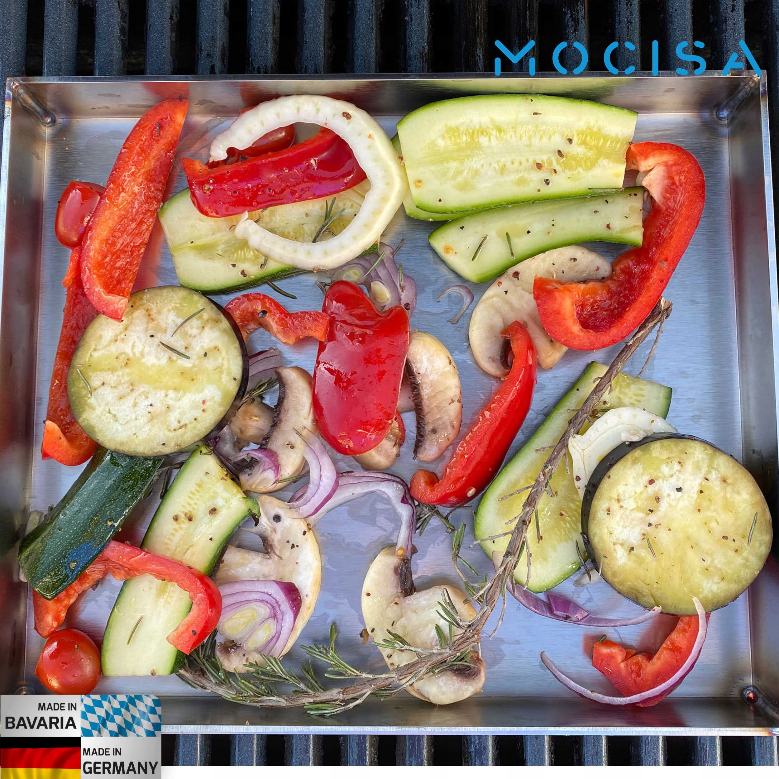 Płyta grillowa mocisa Plancha grill 30x 25 cm Stal nierdzewna - obrazek 2