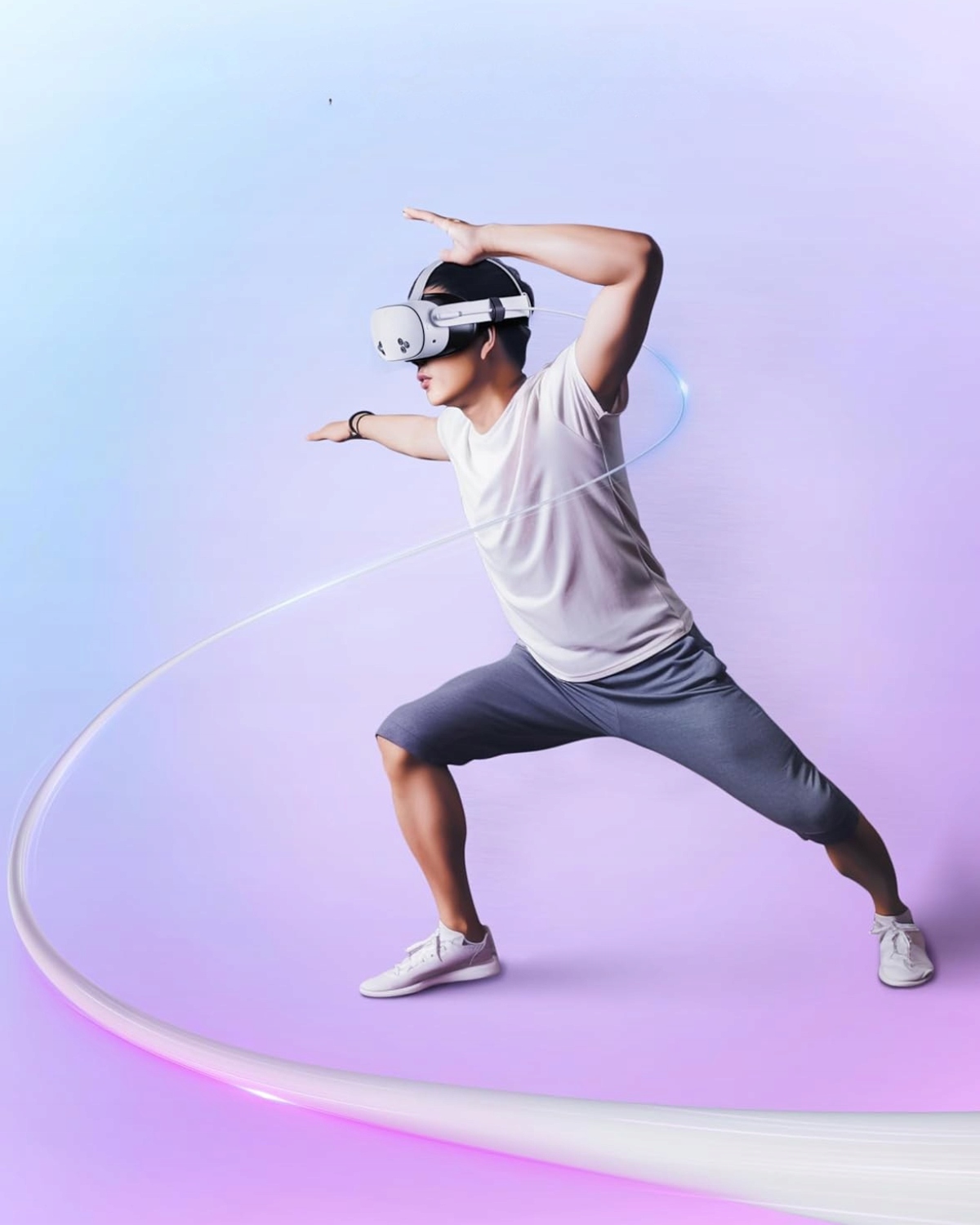 Maxonar Kabel do ładowania VR 5m do Meta Quest 3/3S/2 Pico 4 biały - obrazek 6