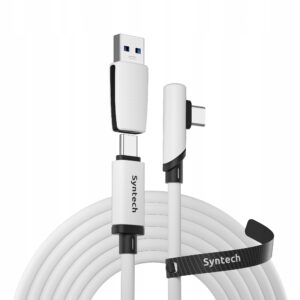 Kabel Syntech Link 5M z adapterem Meta Quest 3/ 3S/2/Pro/Pico 4/PC/SteamVR