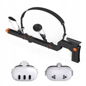 REGULOWANY VR GUNSTOCK KOMPATYBILNY DLA META QUEST 3/ QUEST 3S GAME STOCK