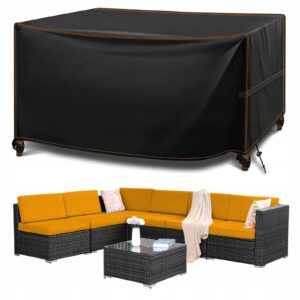 POKROWIEC MEBLE OGRODOWE WIATROODPORNY WODOODPORNY OXFORD 420D 250x250x90