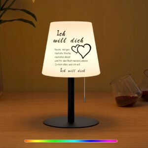 Malux Zewnętrzna lampa lampka LED ładowana, RGB kolory, woodoporaność IP44