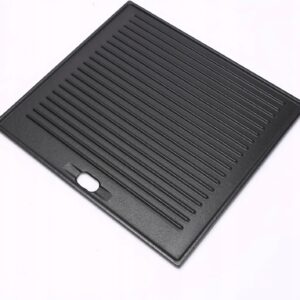 Płyta grillowa żeliwo GFTIME prostokątna 33,5x30cm dwustronna