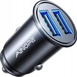 AINOPE 24 W Ładowarka samochodowa, USB, 12 V do zapalniczki