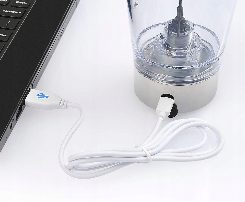 ELEKTRYCZNY SHAKER DO BIAŁKA 600 ML MIKSER USB C - obrazek 8