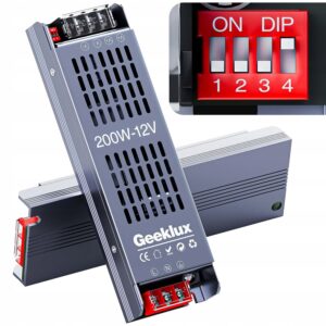 Zasilacz LED 200W 12V 16,6A ściemnialny z wolnym startem
