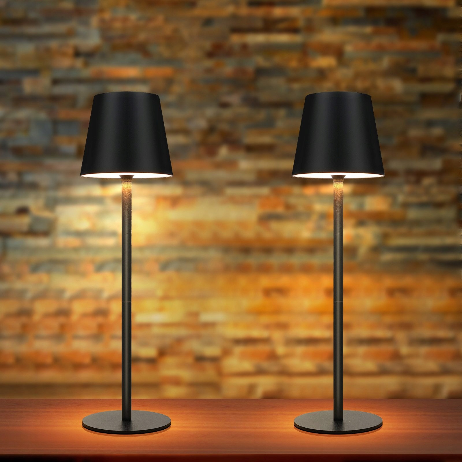 LAMPKI LAMPKA NOCNA LED USB NA DOTYK ZEWNĘTRZNA 3 BARWY ŚWIATŁA, 2 SZT. - obrazek 12