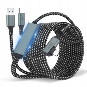 Kabel aceyoon 6m Link z portem ładowania, 2w1 USB 3.0 do USB C