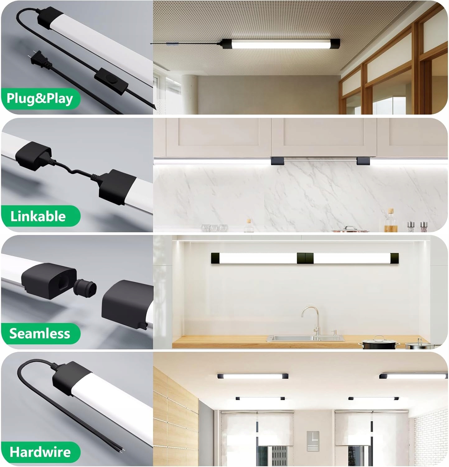 Wodoodporna lampa sufitowa LED 5000K 18W WARSZTATOWA, SZEREGOWA 60 cm - obrazek 11
