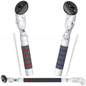 Uchwyty VR 4w1 Sticks Akcesoria do kontrolera, dla Oculus Meta Quest 2/3/3S
