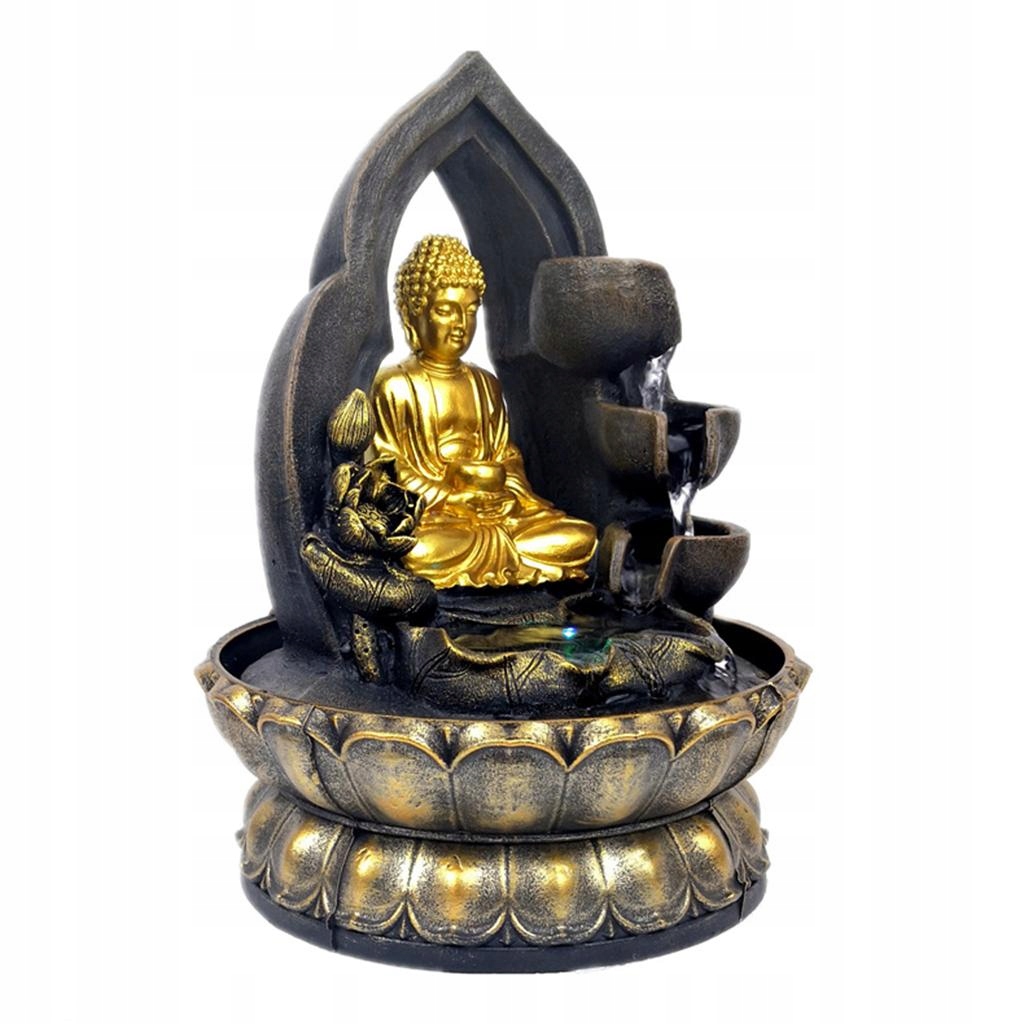 FONTANNA STOŁOWA Z WODOSPADEM, Feng Shui DEKORACJA, MEDYTACJA, BUDDA - obrazek 7