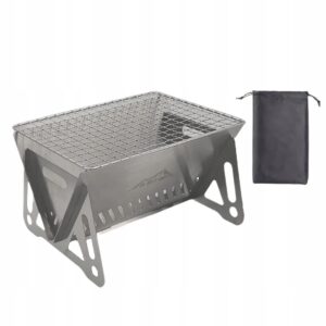 Składany grill kempingowy mini grill, składany ze stali