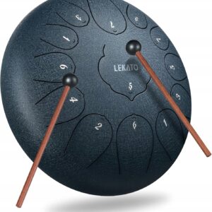 LEKATO Bęben językowy stalowy bęben językowy (30 cm, 13 nut w C)