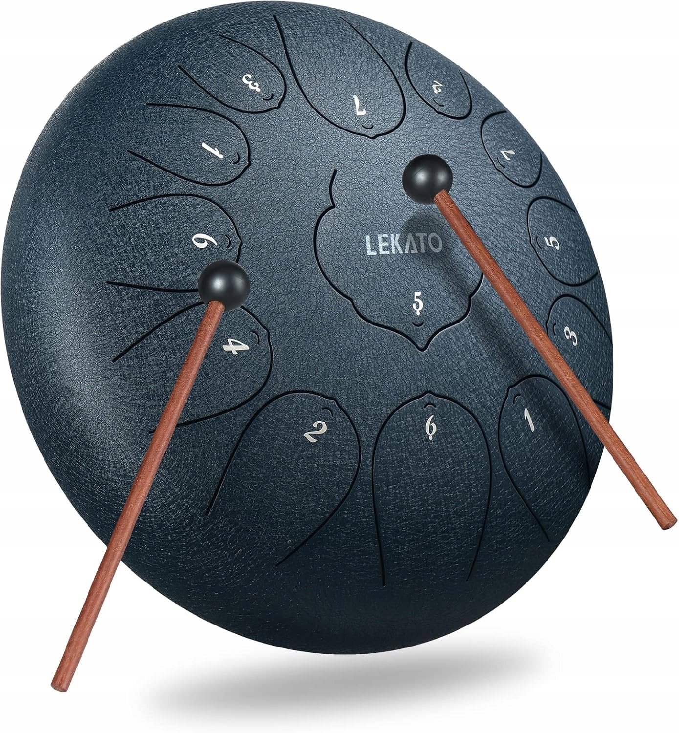 LEKATO Bęben językowy stalowy bęben językowy (30 cm, 13 nut w C)