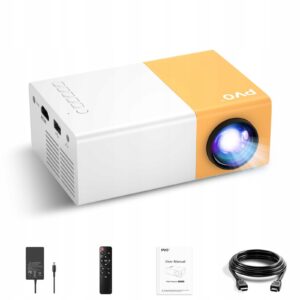 Projektor PVO LED Mini LED projektor wideo LED do kina domowego