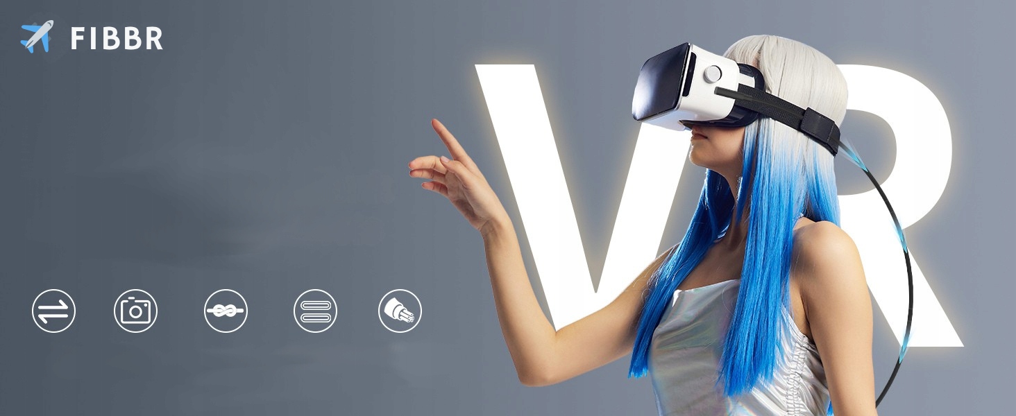 Kabel światłowodowy do VR USB 3.0 do Quest/Meta/Pico SteamVR AOC 5m - obrazek 11