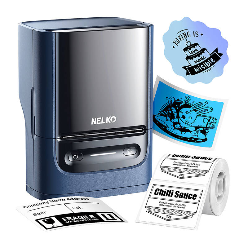 Bezprzewodowa Drukarka Etykiet Notatek Nelko PM220 Aplikacja BT - obrazek 3