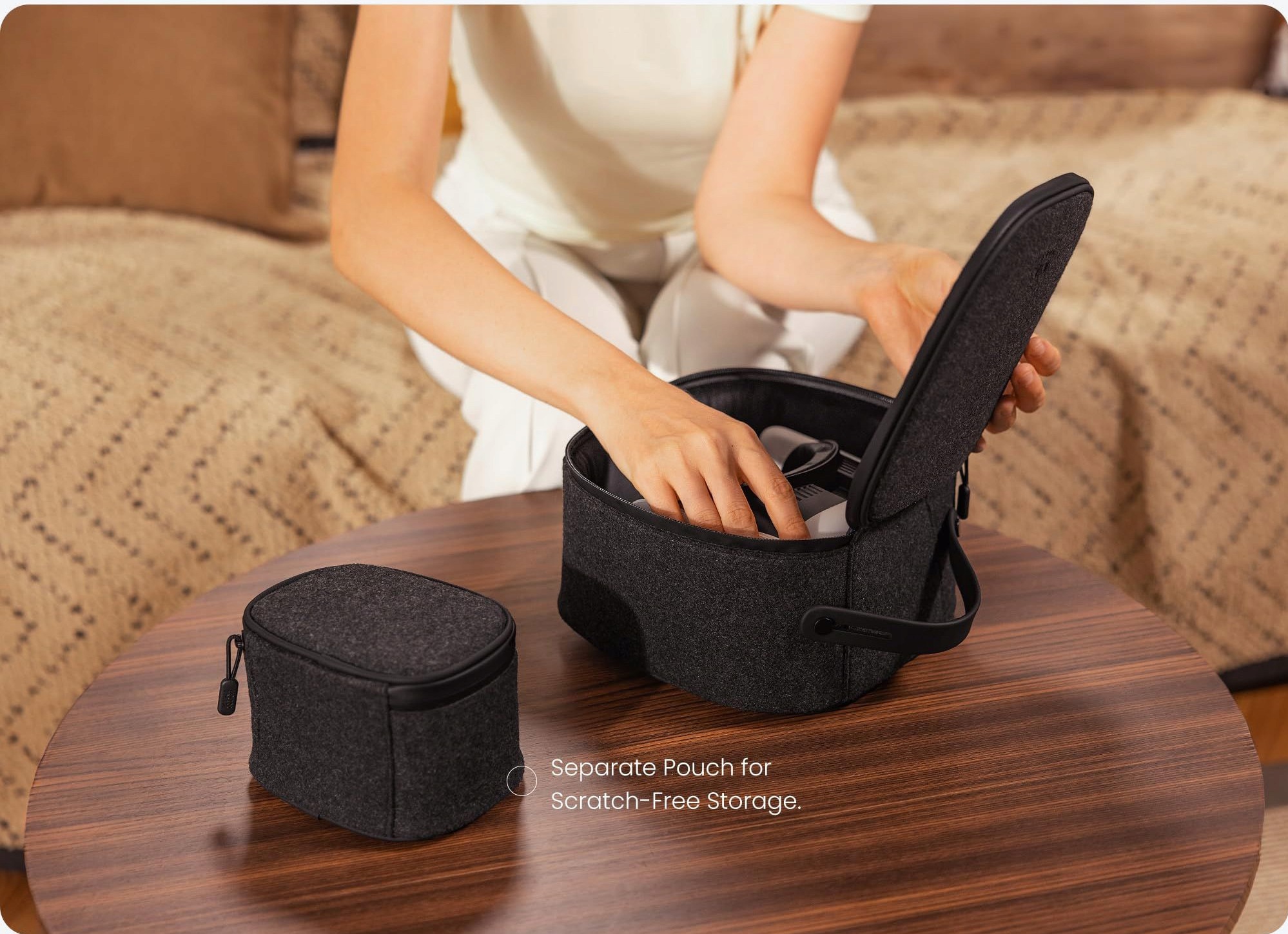 Torba Pokrowiec Kiwi Design Etui Do Gogli Vr Meta Quest 2/3/3S/Apple Vision - obrazek 8