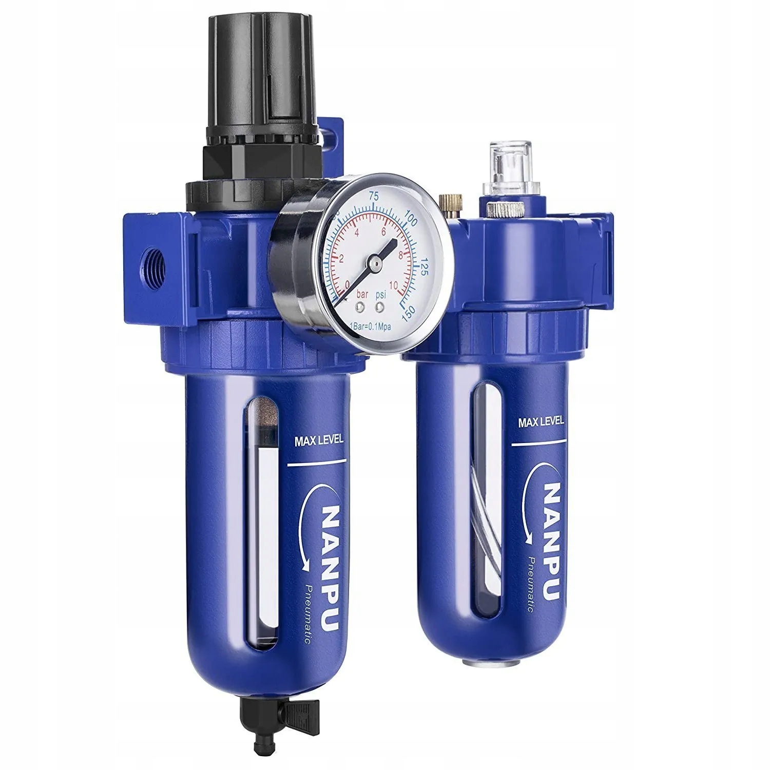 Regulator i smarownica filtra sprężonego powietrza NANPU OFC300 3/8″ - obrazek 2