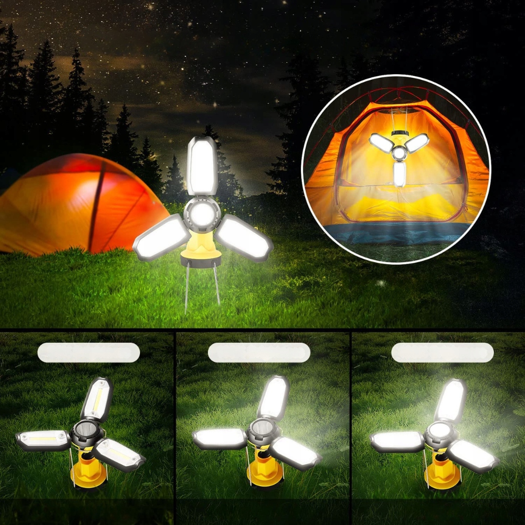 LAMPA KEMINGOWA, LATARKA LED Z AKUMULATOREM, 400 lm, 6 TRYBÓW, POWERBANK - obrazek 8