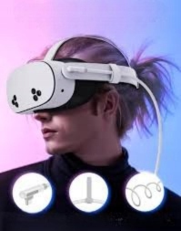Maxonar Kabel do ładowania VR 5m do Meta Quest 3/3S/2 Pico 4 biały - obrazek 7
