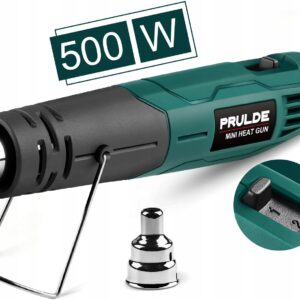 Mini opalarka PRULDE 500W – szybkie nagrzewanie, 2 tryby, do żywic i DIY