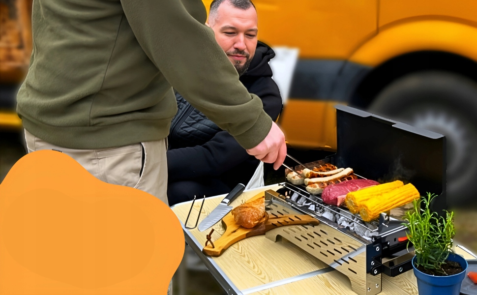 Składany grill SCHNEIDERFREUDE turystyczny, z torbą - obrazek 7