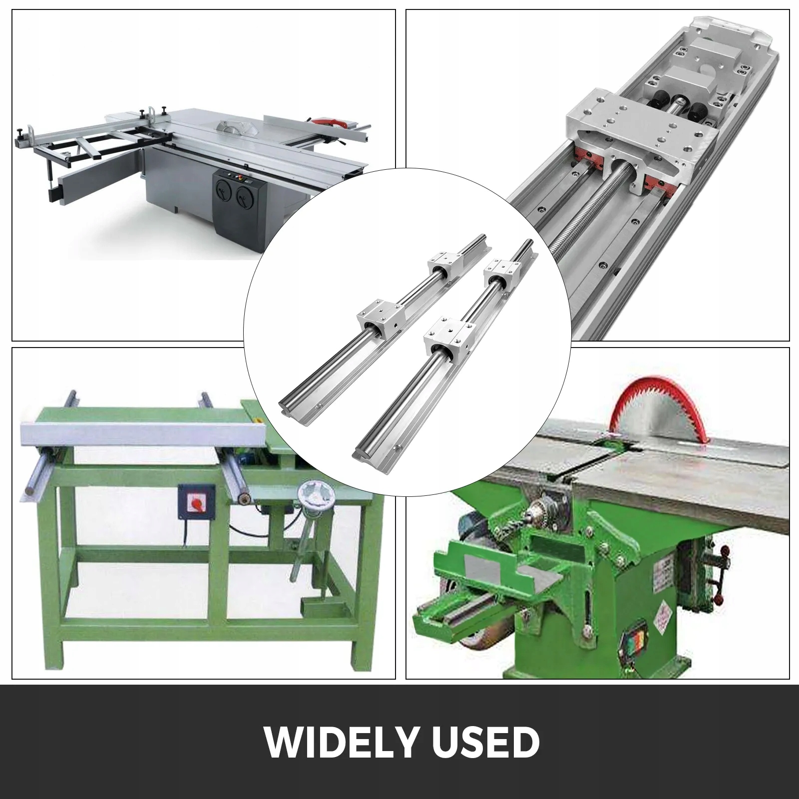 Zestaw prowadnic łożysk liniowych Zestaw wału 2 szt. 8mmx300mm - obrazek 9