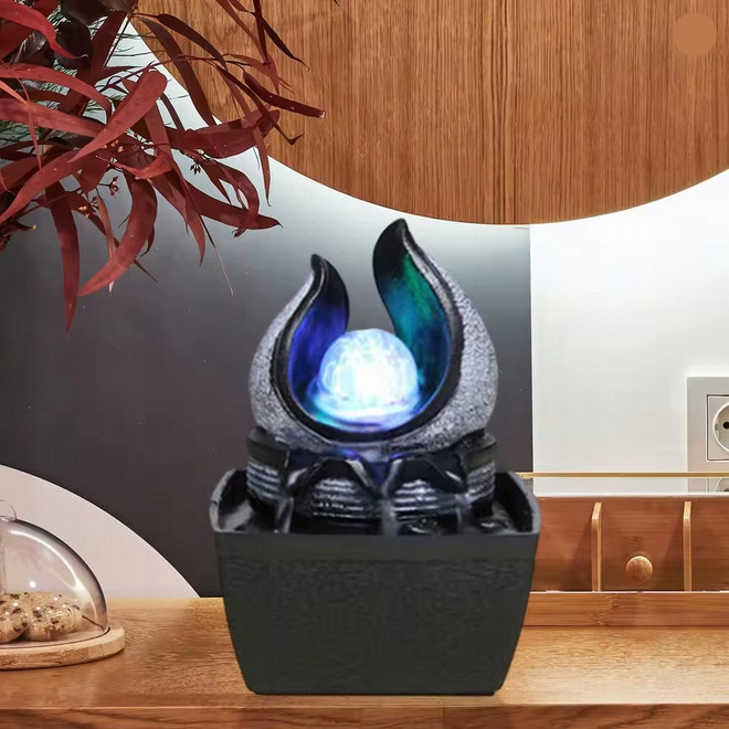 LAMPA DEKORACYJNA FONTANNA DEKOR BIURO RELASUJĄCA, ZEN, NIEKOMPLETNA - obrazek 3