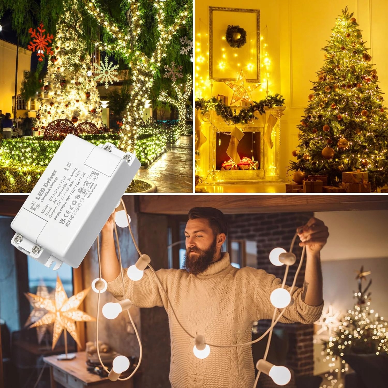 Zasilacz LED 12 V 12 W Transformator LED 1 A, 230 V na 12 V - obrazek 6