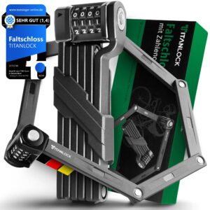 Zapięcie rowerowe z zamkiem szyfrowym BLOKADA ZAMEK TITANLOCK 90 cm