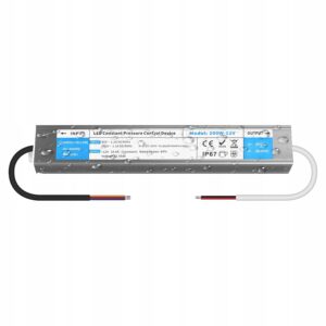 ZASILACZ LED 12V 200W 16,6A SLIM WODOODPORNY IP67