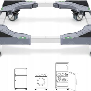 RAMA PODSTAWKA POD PRALKĘ LODÓWKĘ PLATFORMA TRANSPORTOWA 200KG NIEDOSTĘPNA