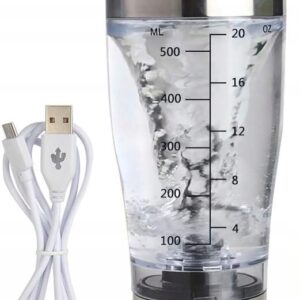 ELEKTRYCZNY SHAKER DO BIAŁKA 600 ML MIKSER USB C
