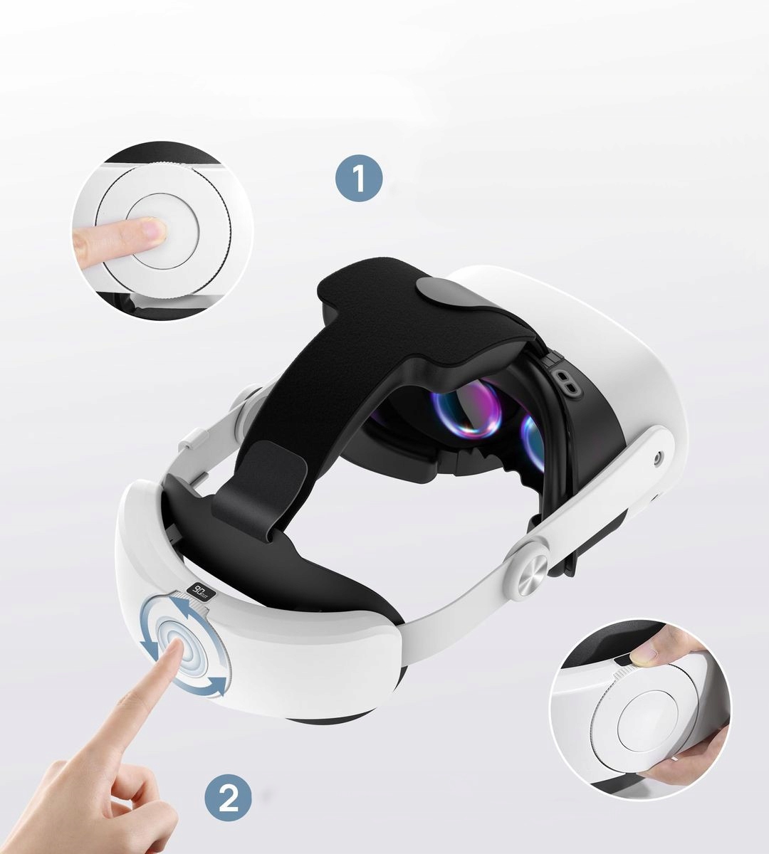 Pasek Transnovo Vr Baterią do Oculus MetaQuest 3/3S Powerbank - obrazek 3